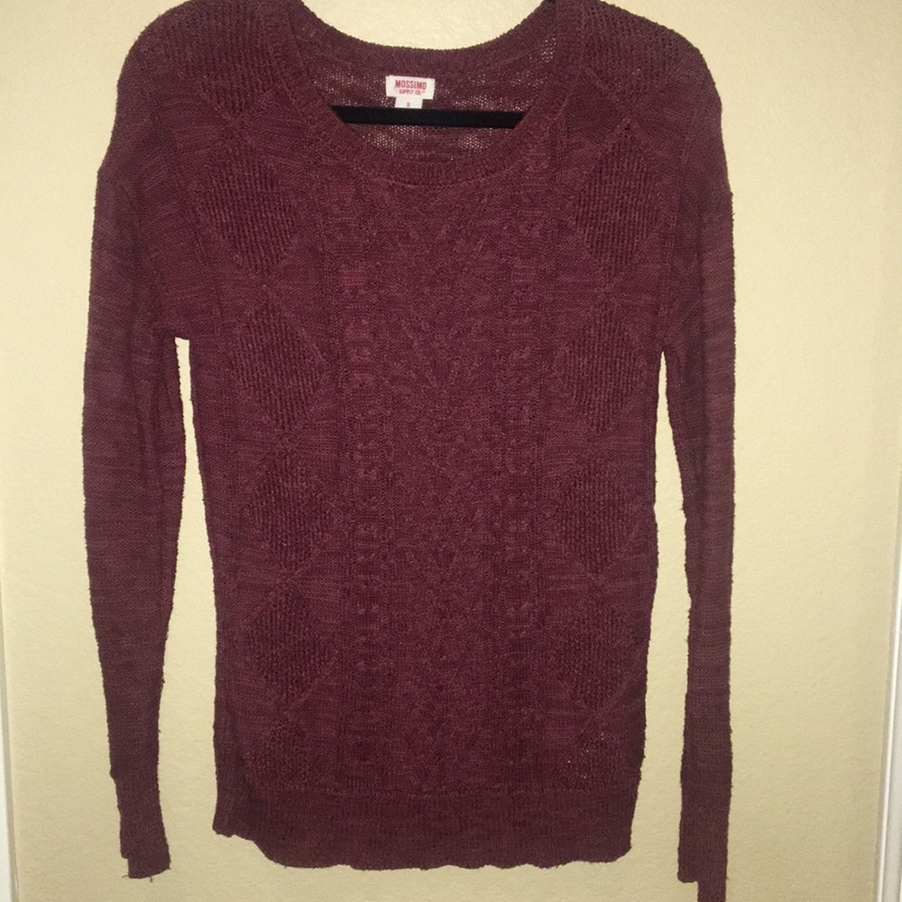 Maroon comfy sweater!!!